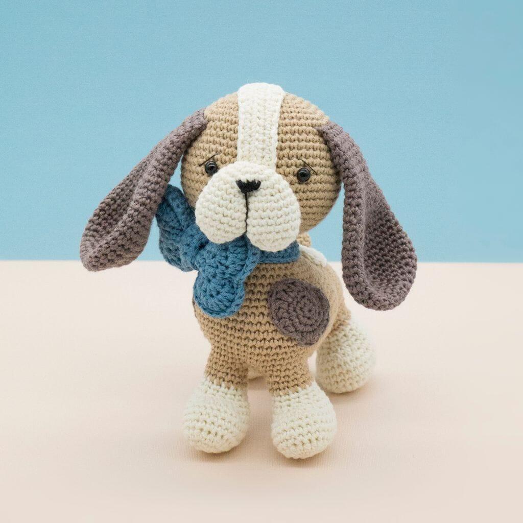 Accessoires voor gehaakte puppy