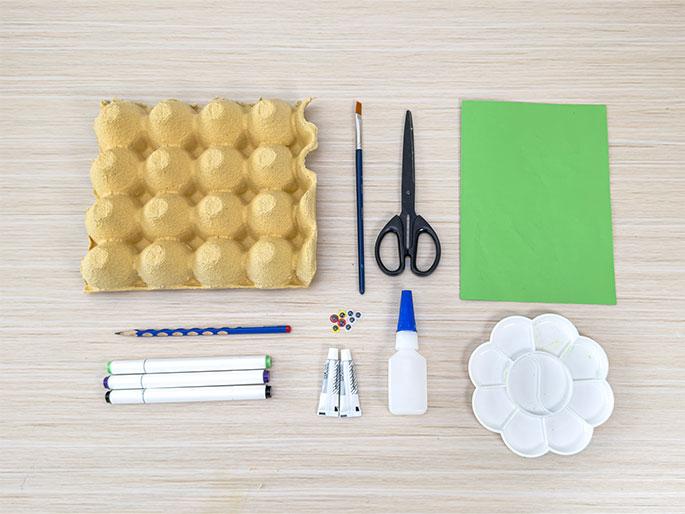 Lamp maken van eierdoos met creatieve DIY tips
