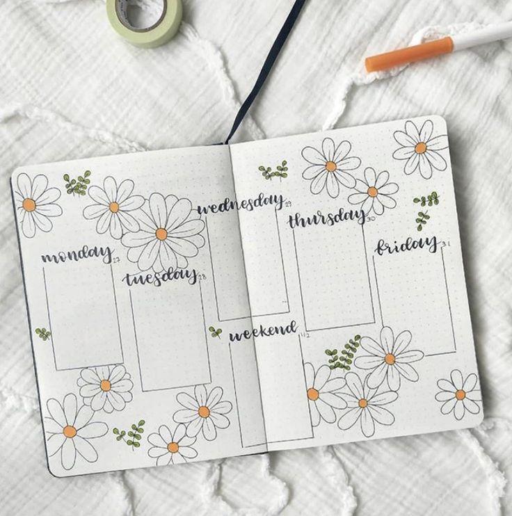 Daisy bloemen doodles zomer