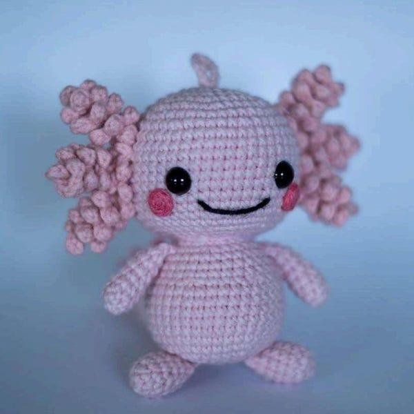 Gehaakte axolotl kieuwen maken