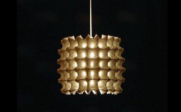Lampenkap ontwerpen met eierdoos