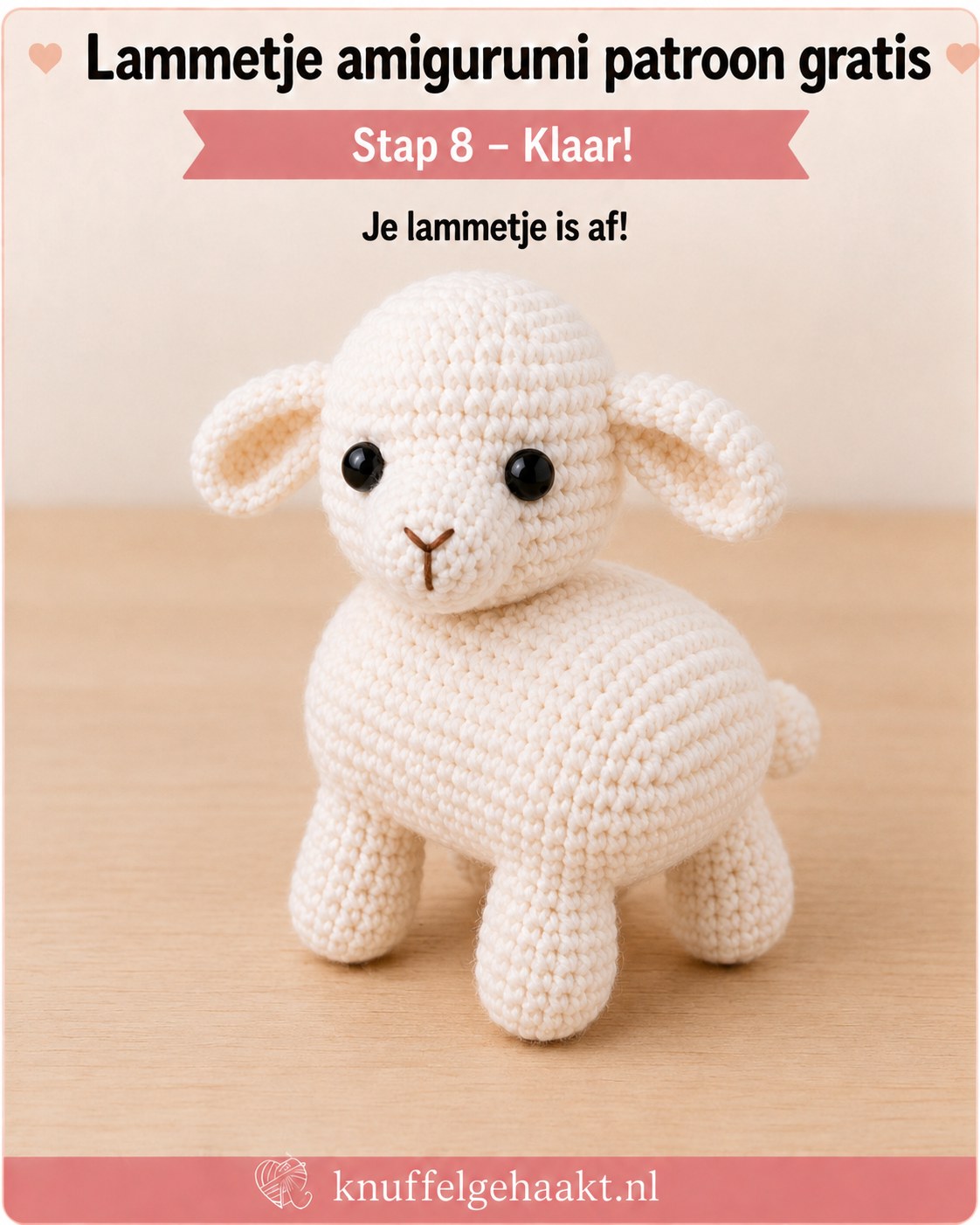 Lammetje Amigurumi Haken - Gratis Patroon Stap Voor Stap