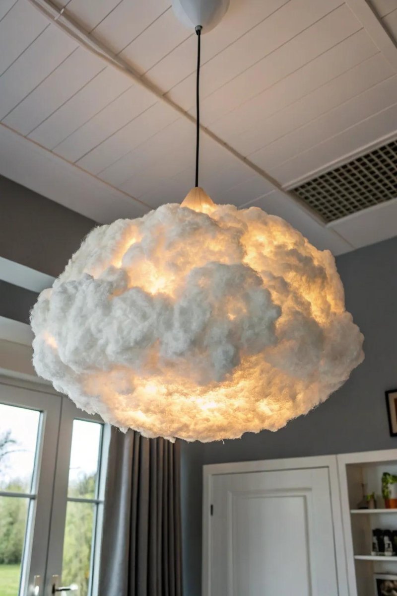Afgewerkte duurzame cloud lamp
