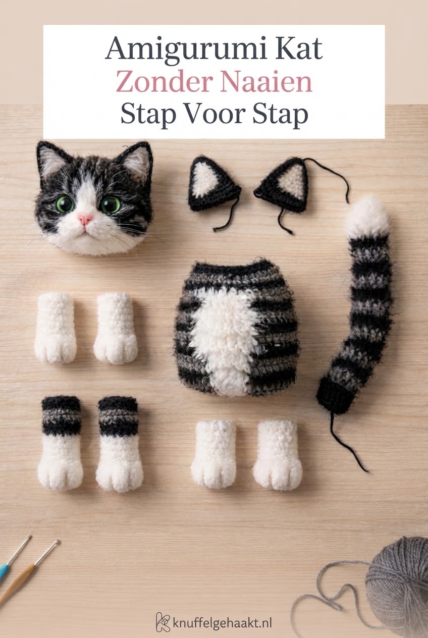 Amigurumi Kat Zonder Naaien Stap Voor Stap