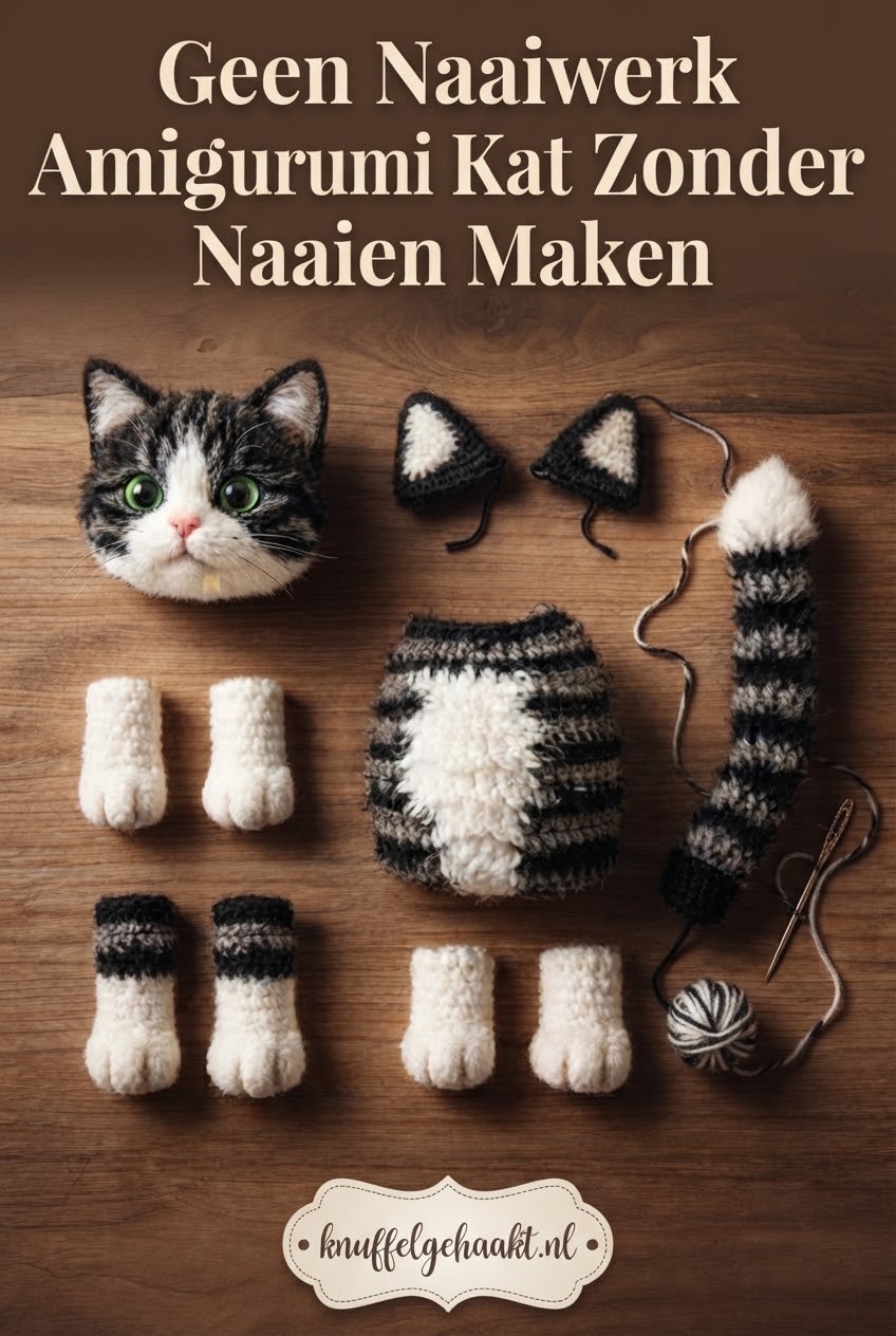 Geen Naaiwerk Amigurumi Kat Zonder Naaien Maken