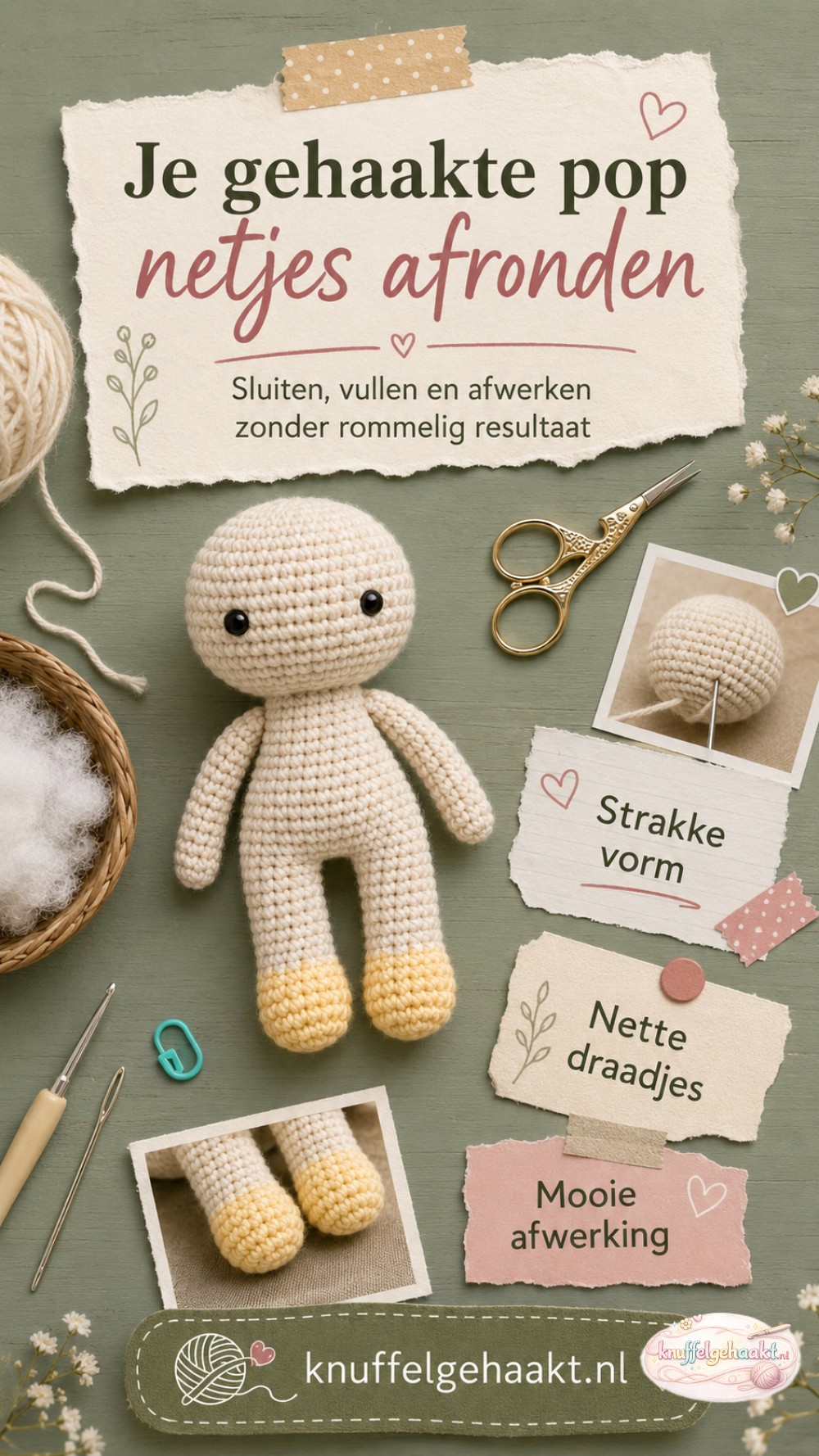 Amigurumi Pop Afwerken - Van Benen Tot Hoofd, Mooi Strak