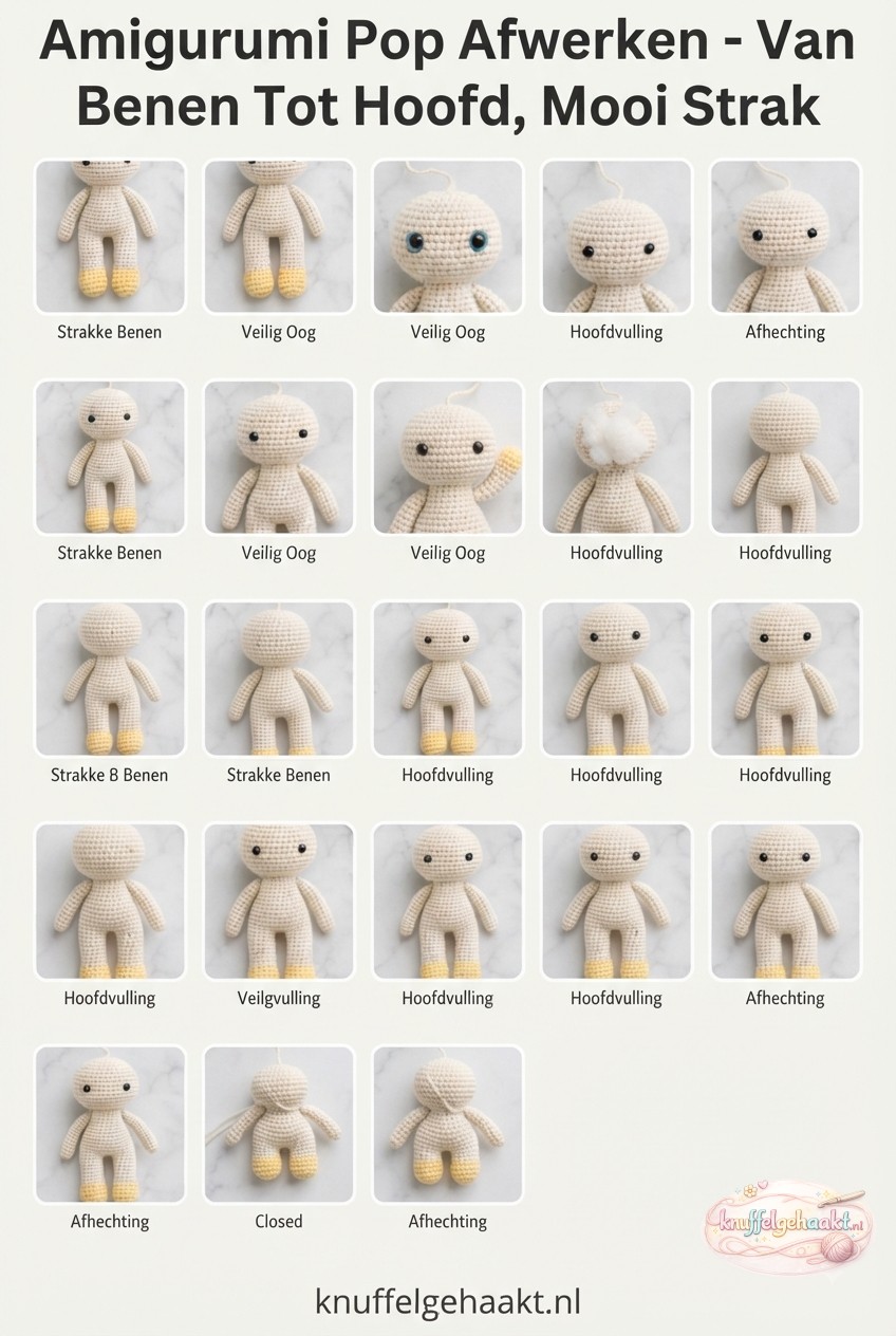 Amigurumi Pop Afwerken - Van Benen Tot Hoofd, Mooi Strak