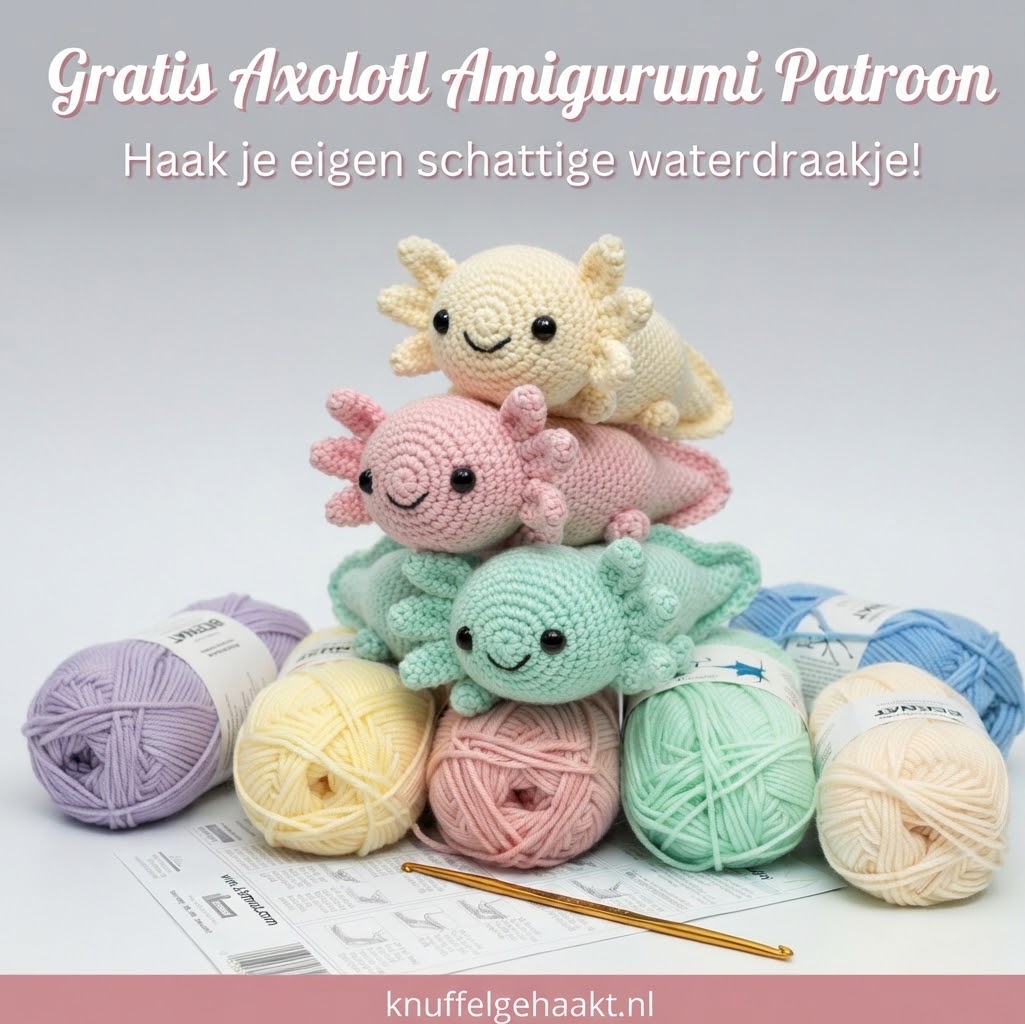 Gratis Axolotl Amigurumi Patroon
