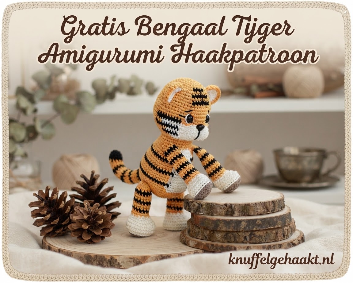 Gratis Bengaal Tijger Amigurumi Haakpatroon
