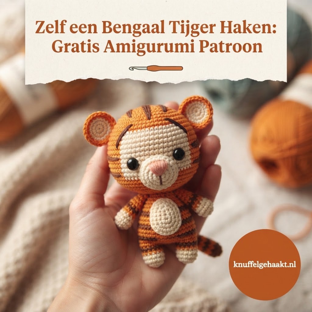 Zelf een Bengaal Tijger Haken: Gratis Amigurumi Patroon