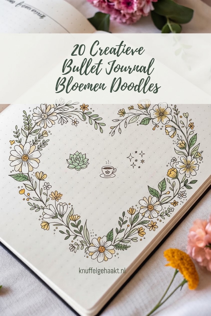20 Creatieve Bullet Journal Bloemen Doodles