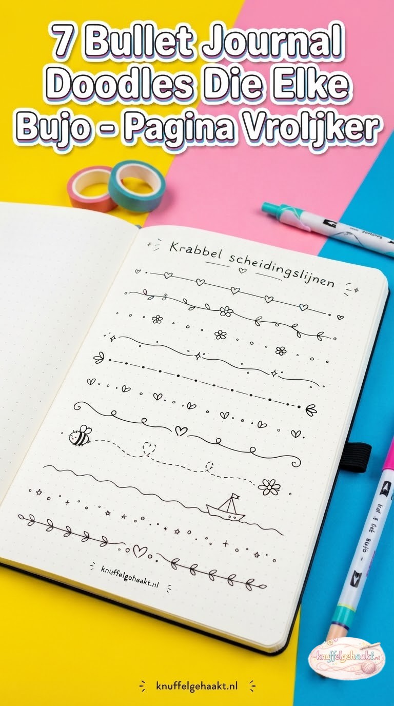 7 Bullet Journal Doodles Die Elke Bujo - Pagina Vrolijker