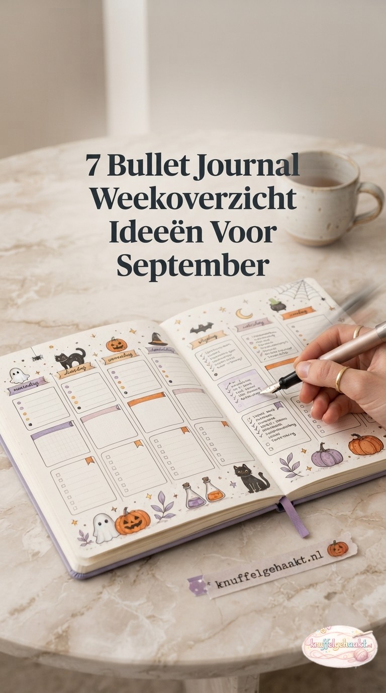 7 Bullet Journal Weekoverzicht Ideeën Voor September