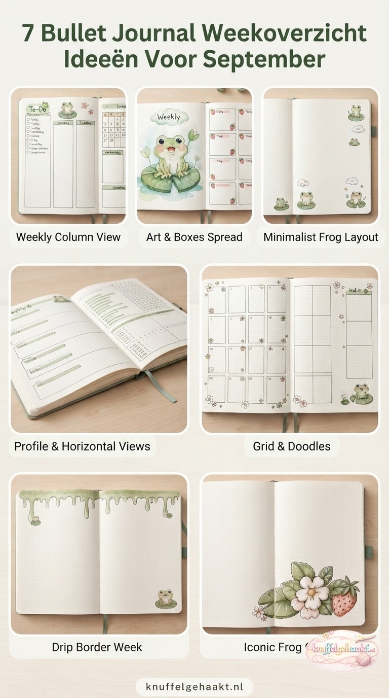 7 Bullet Journal Weekoverzicht Ideeën Voor September