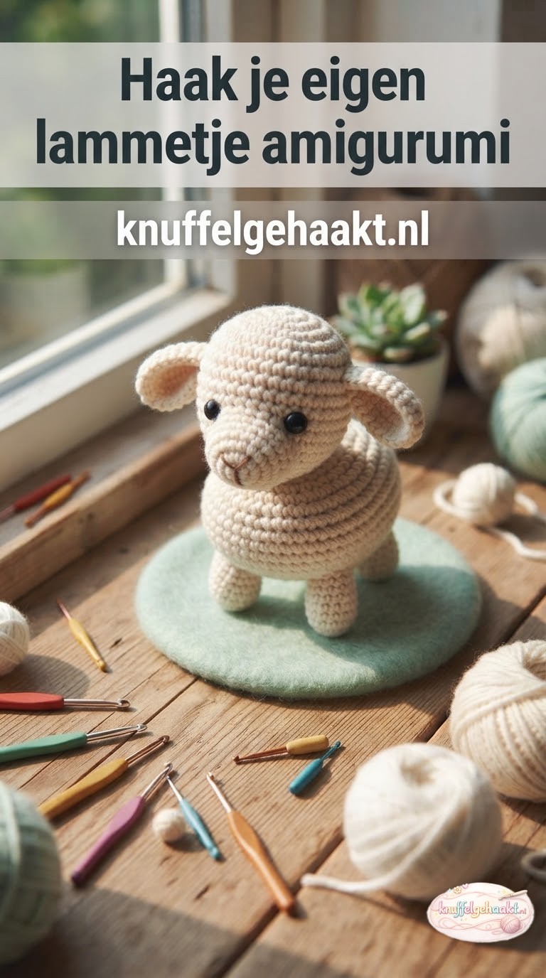 Haak je eigen lammetje amigurumi