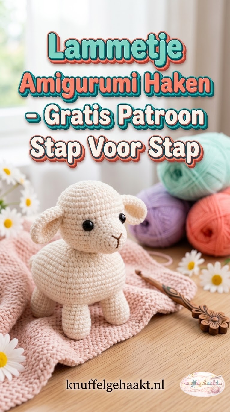 Lammetje Amigurumi Haken - Gratis Patroon Stap Voor Stap