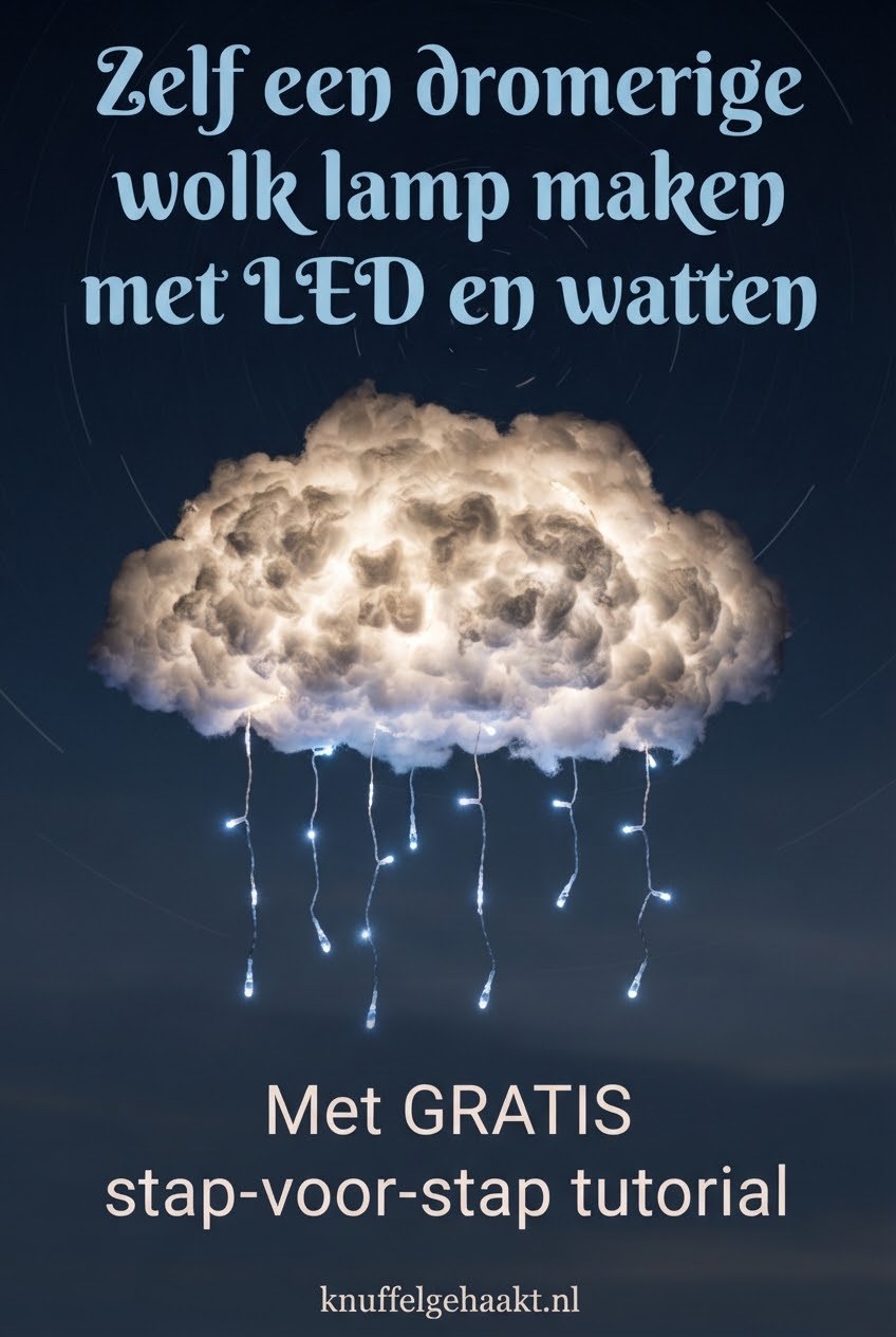 Zelf een dromerige wolk lamp maken met LED en watten
