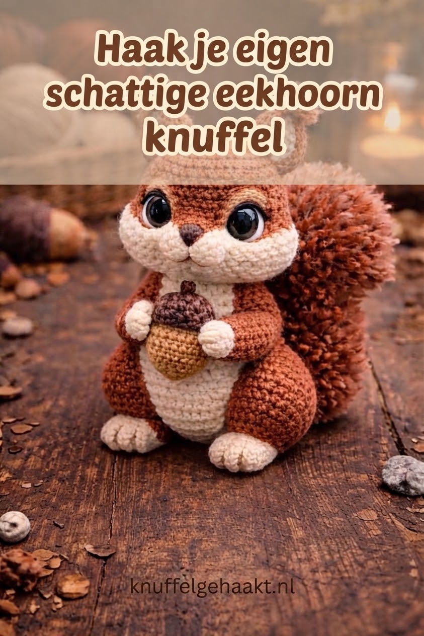 Haak je eigen schattige eekhoorn knuffel