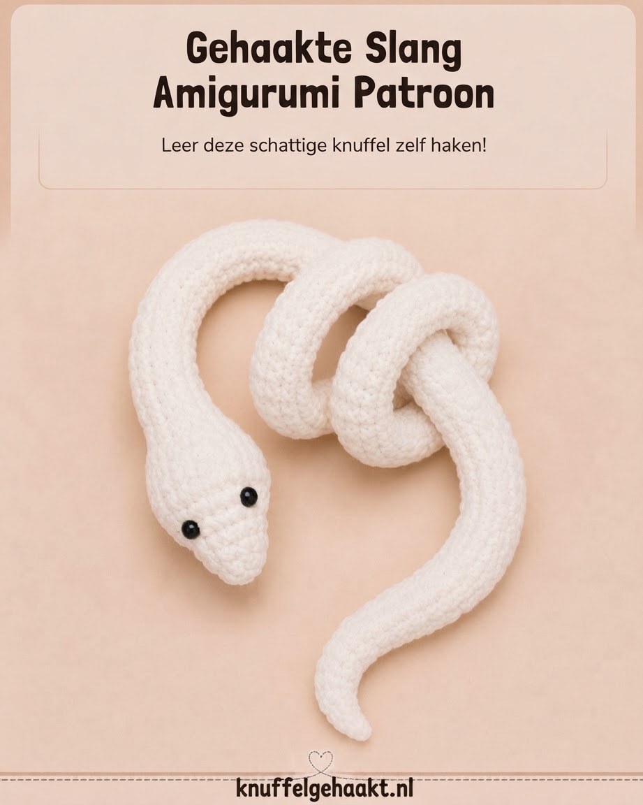 Gehaakte Slang Amigurumi Patroon