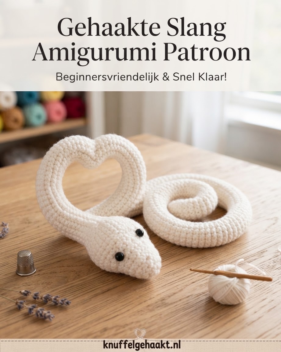 Gehaakte Slang Amigurumi Patroon