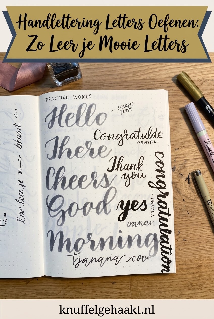 Handlettering Letters Oefenen: Zo Leer je Mooie Letters