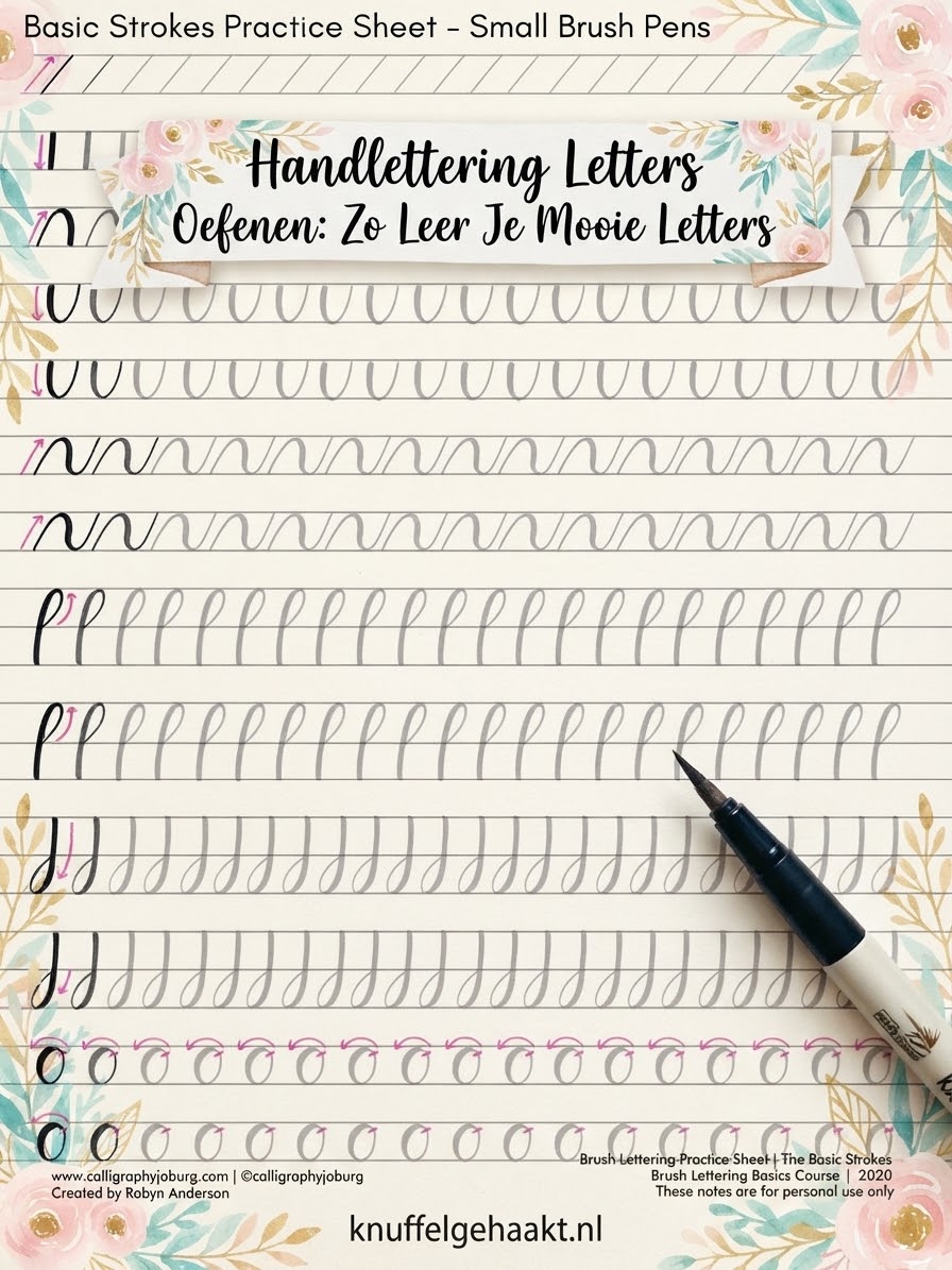 Handlettering Letters Oefenen: Zo Leer Je Mooie Letters