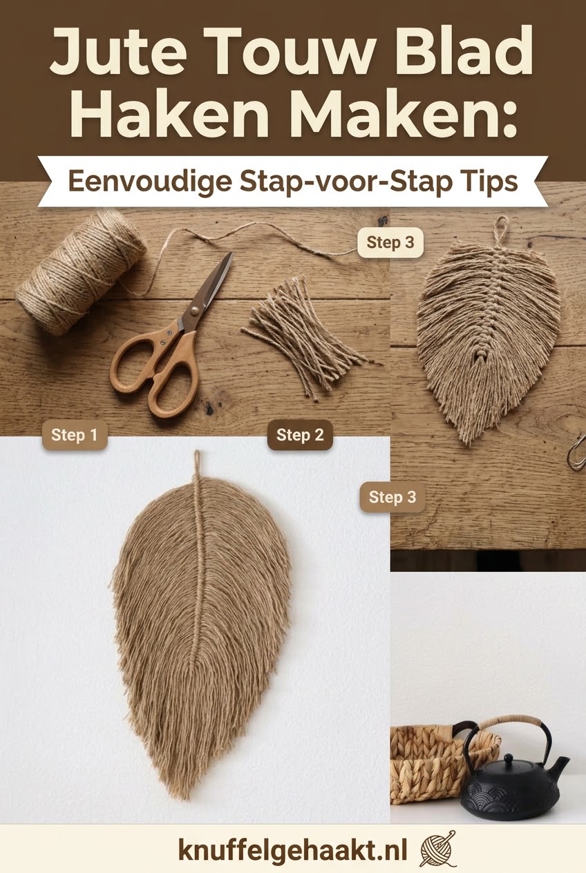 Jute Touw Blad Haken Maken: Eenvoudige Stap-voor-Stap Tips