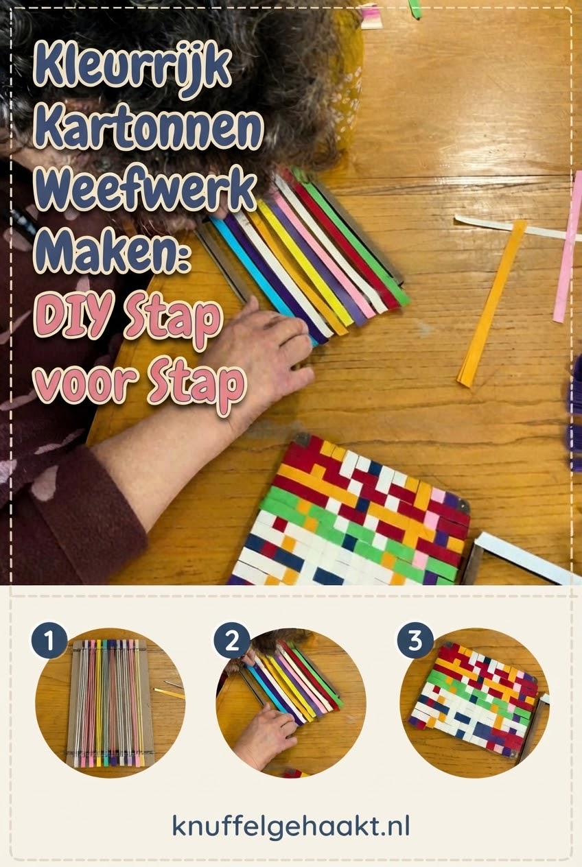 Kleurrijk Kartonnen Weefwerk Maken: DIY Stap voor Stap