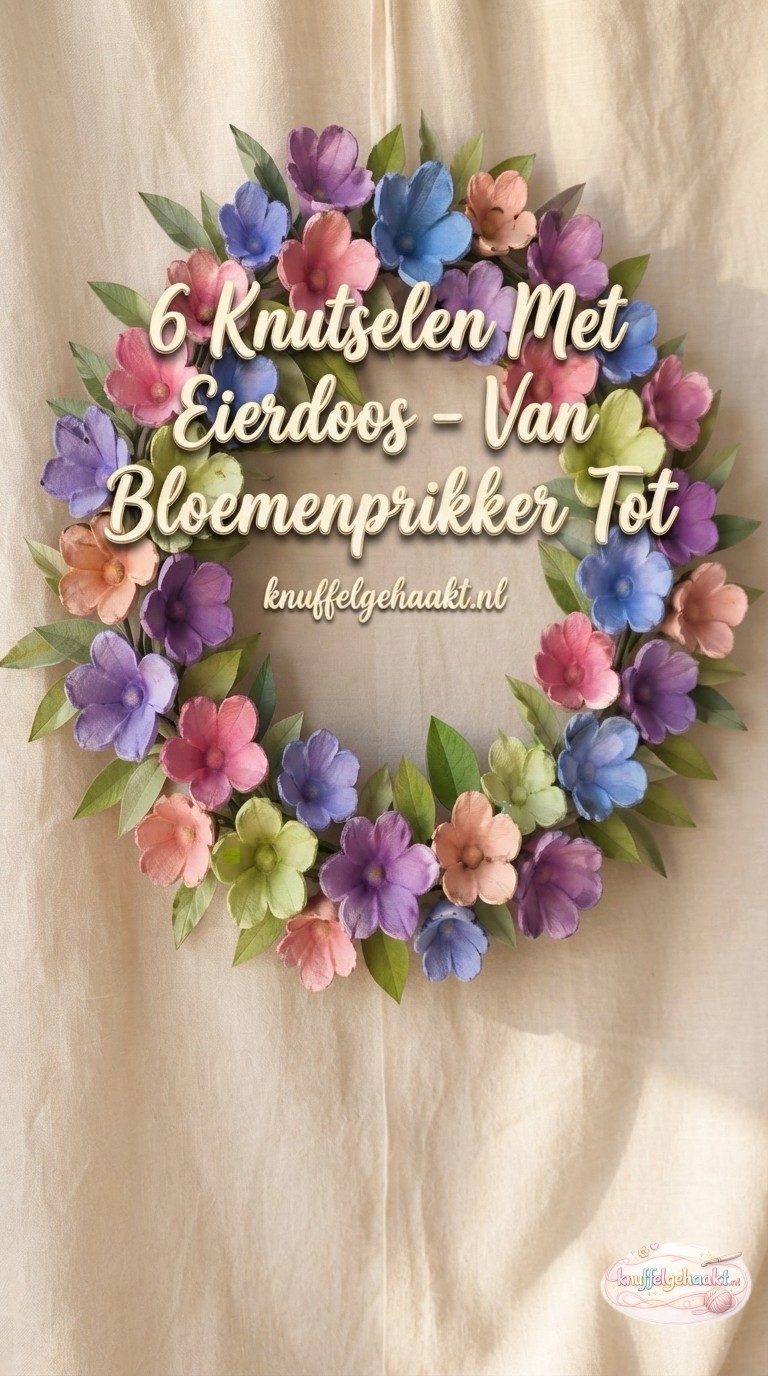 6 Knutselen Met Eierdoos - Van Bloemenprikker Tot