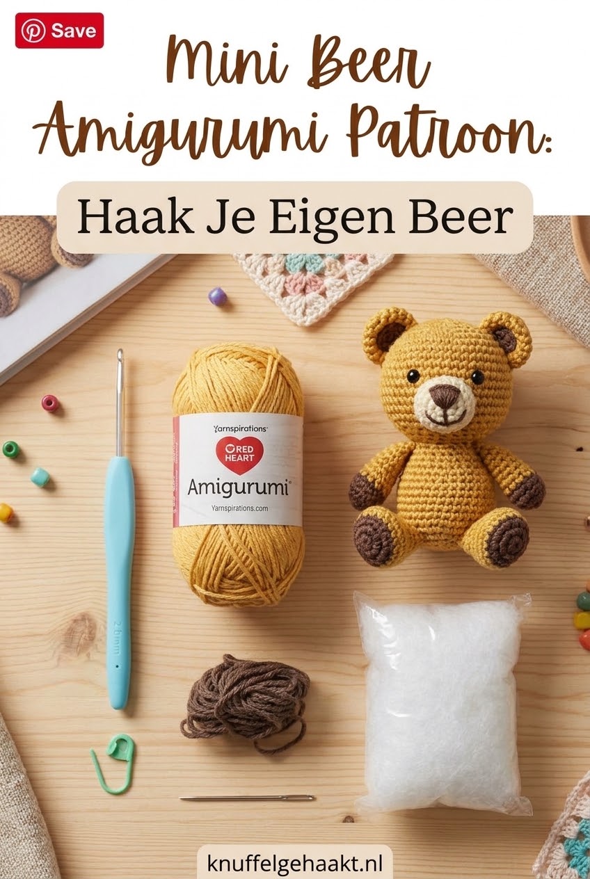 Mini Beer Amigurumi Patroon: Haak Je Eigen Beer