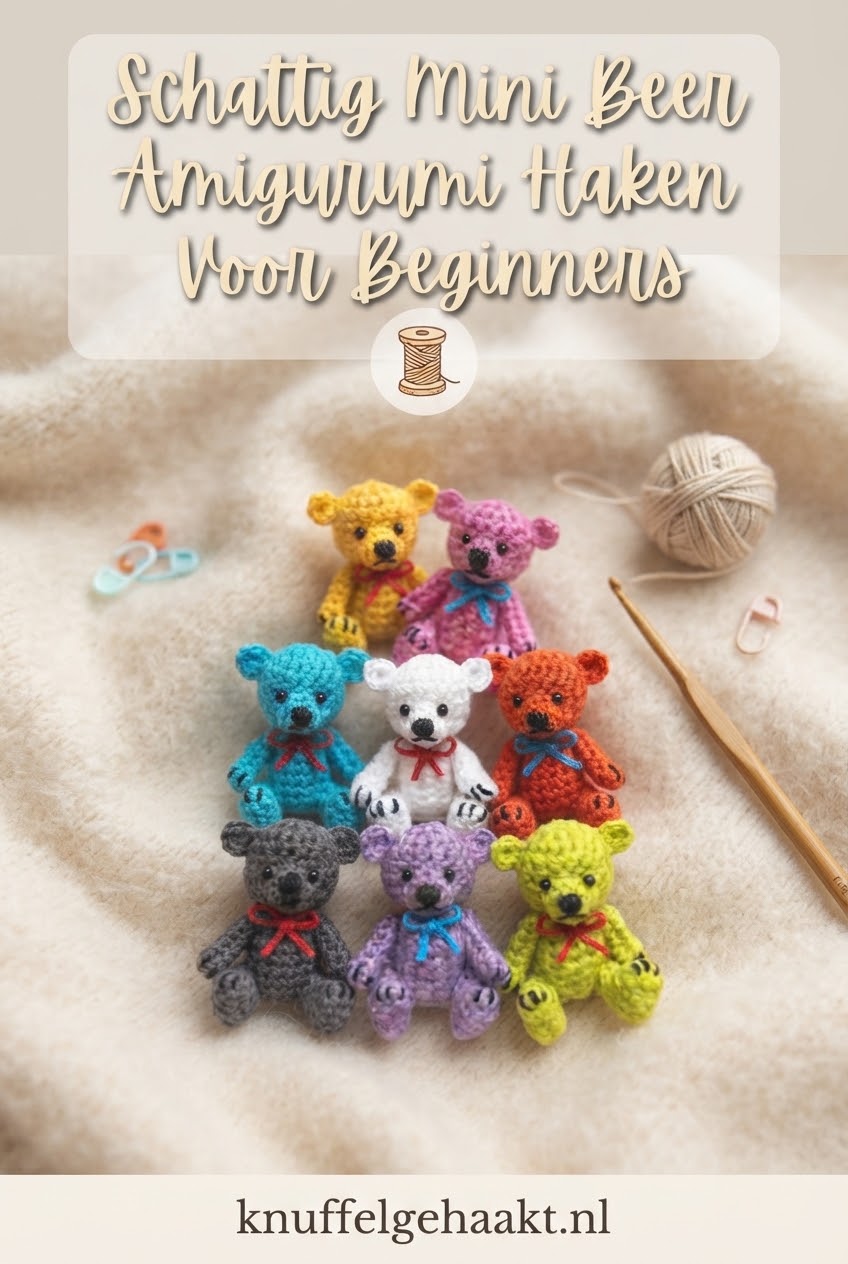 Schattig Mini Beer Amigurumi Haken Voor Beginners