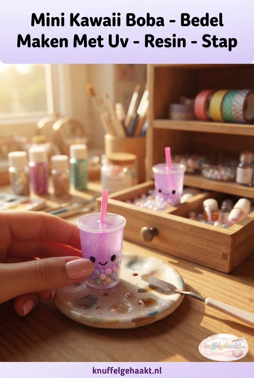 Mini Kawaii Boba - Bedel Maken Met Uv - Resin - Stap Voor