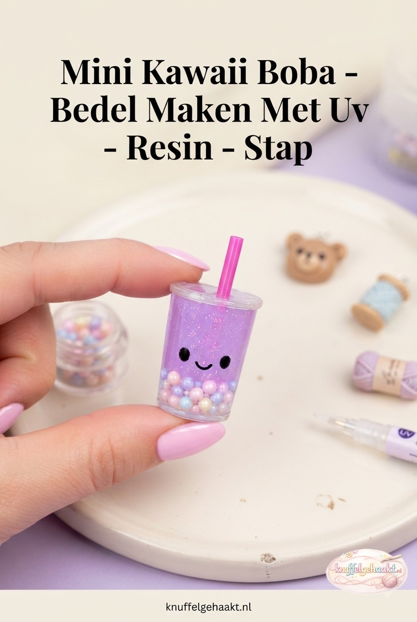 Mini Kawaii Boba - Bedel Maken Met Uv - Resin - Stap Voor