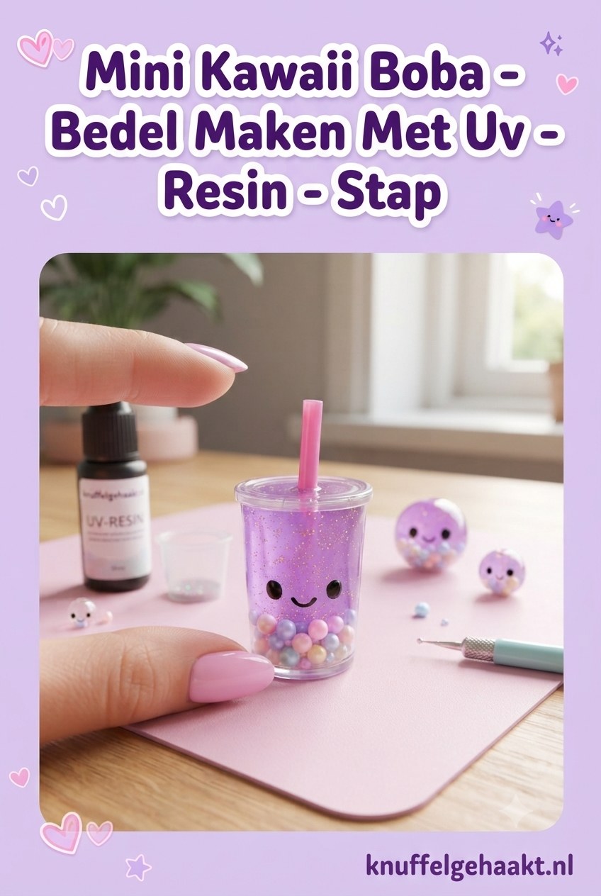 Mini Kawaii Boba - Bedel Maken Met Uv - Resin - Stap Voor