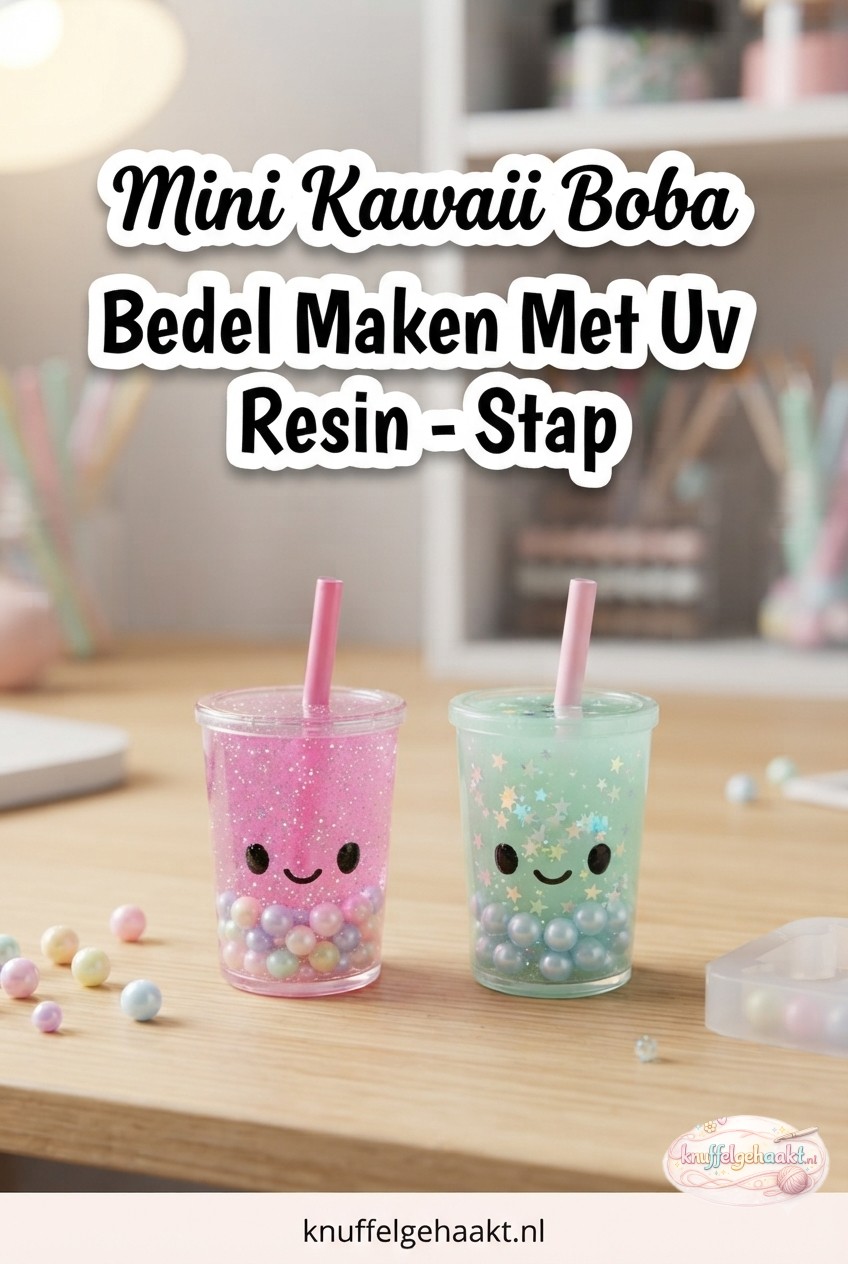 Mini Kawaii Boba - Bedel Maken Met Uv - Resin - Stap Voor