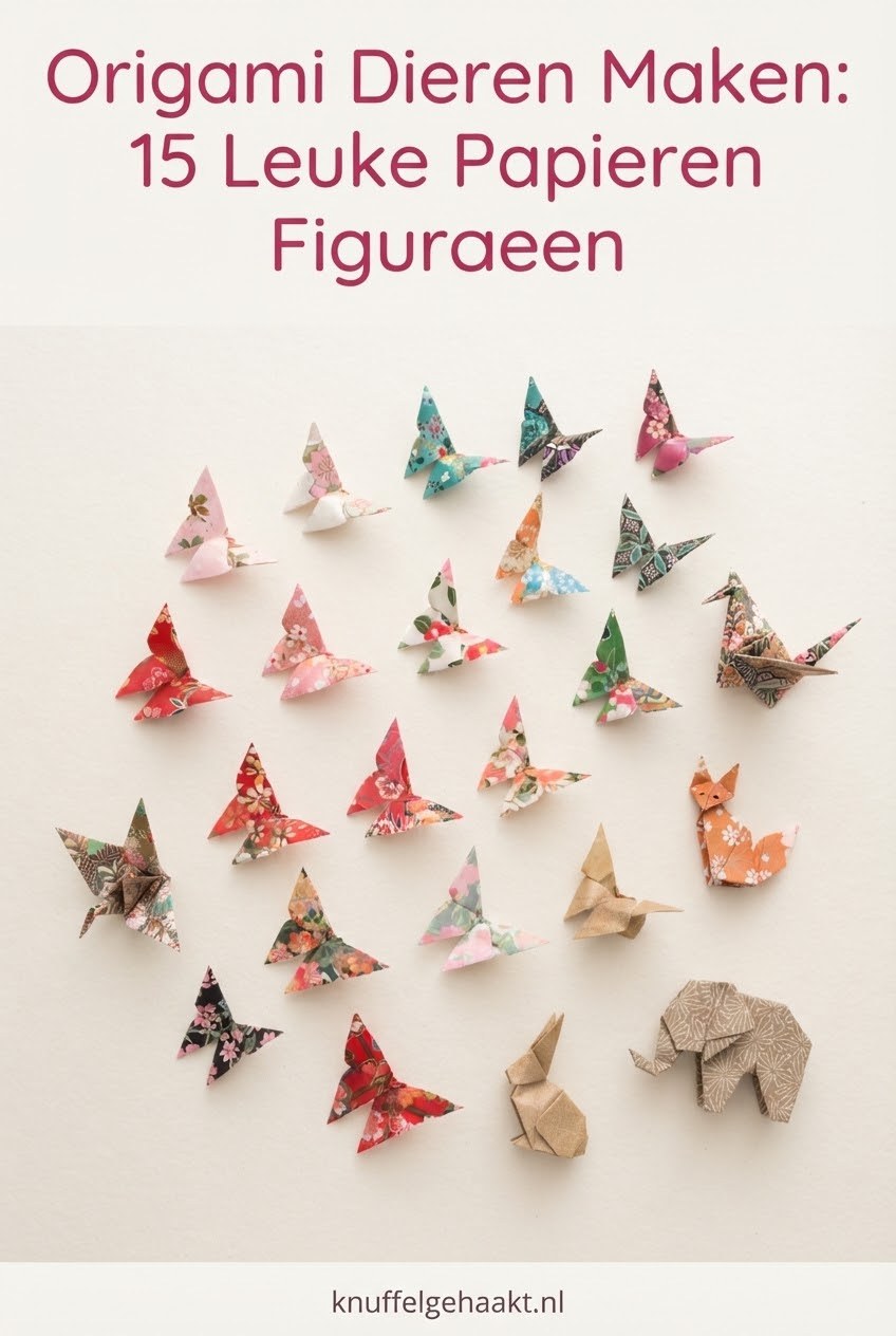 Origami Dieren Maken: 15 Leuke Papieren Figureneen