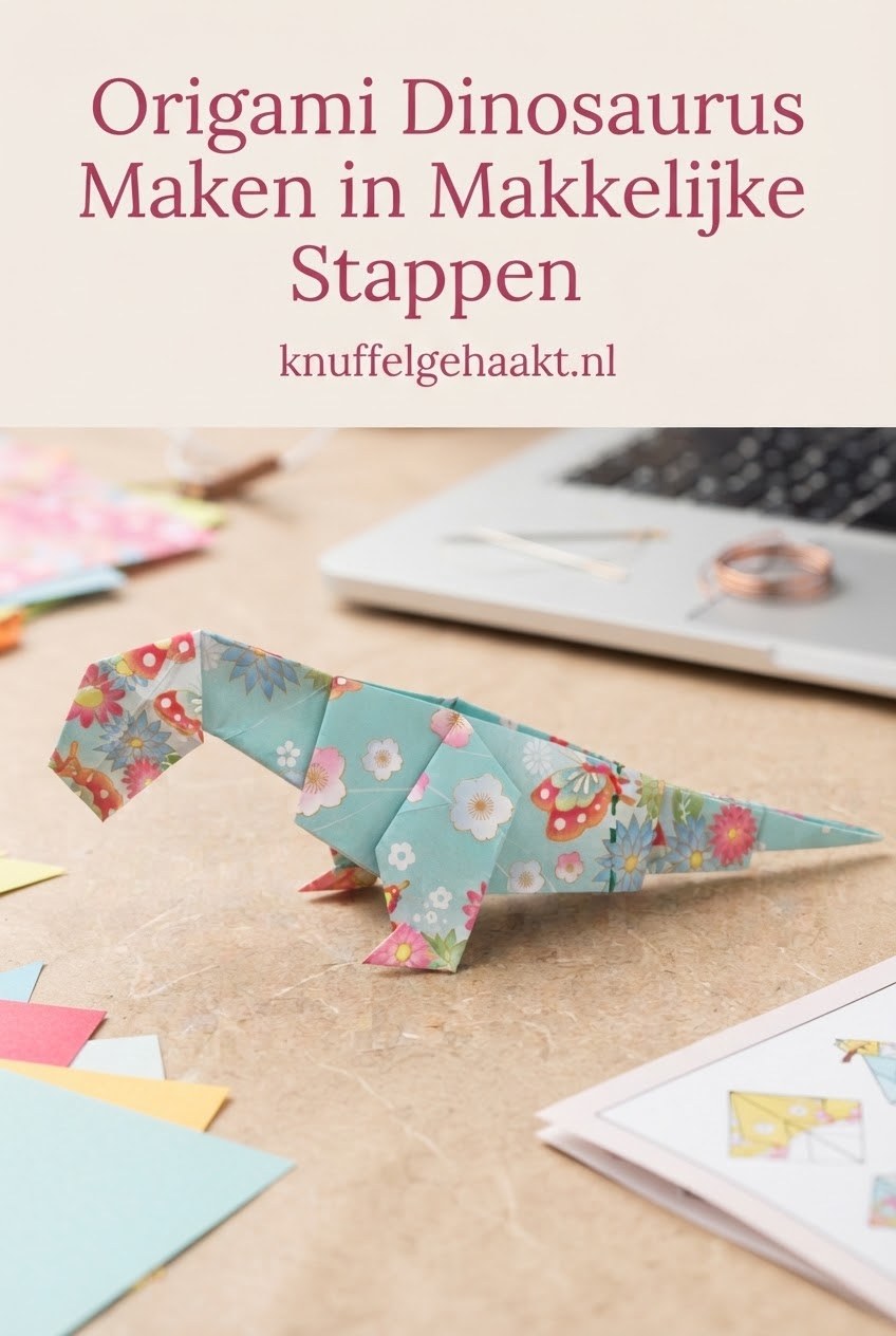 Origami Dinosaurus Maken in Makkelijke Stappen