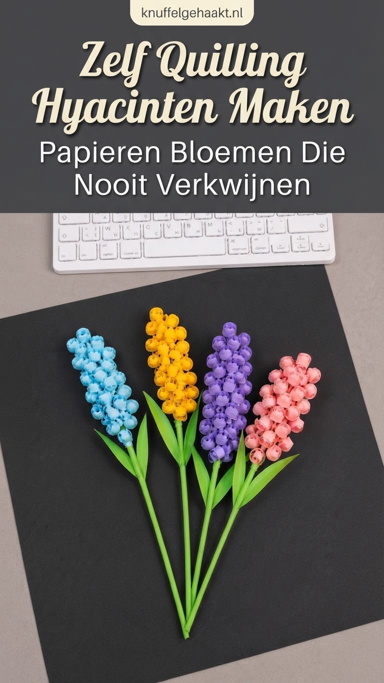 Zelf Quilling Hyacinten Maken: Papieren Bloemen Die Nooit Verkwijnen