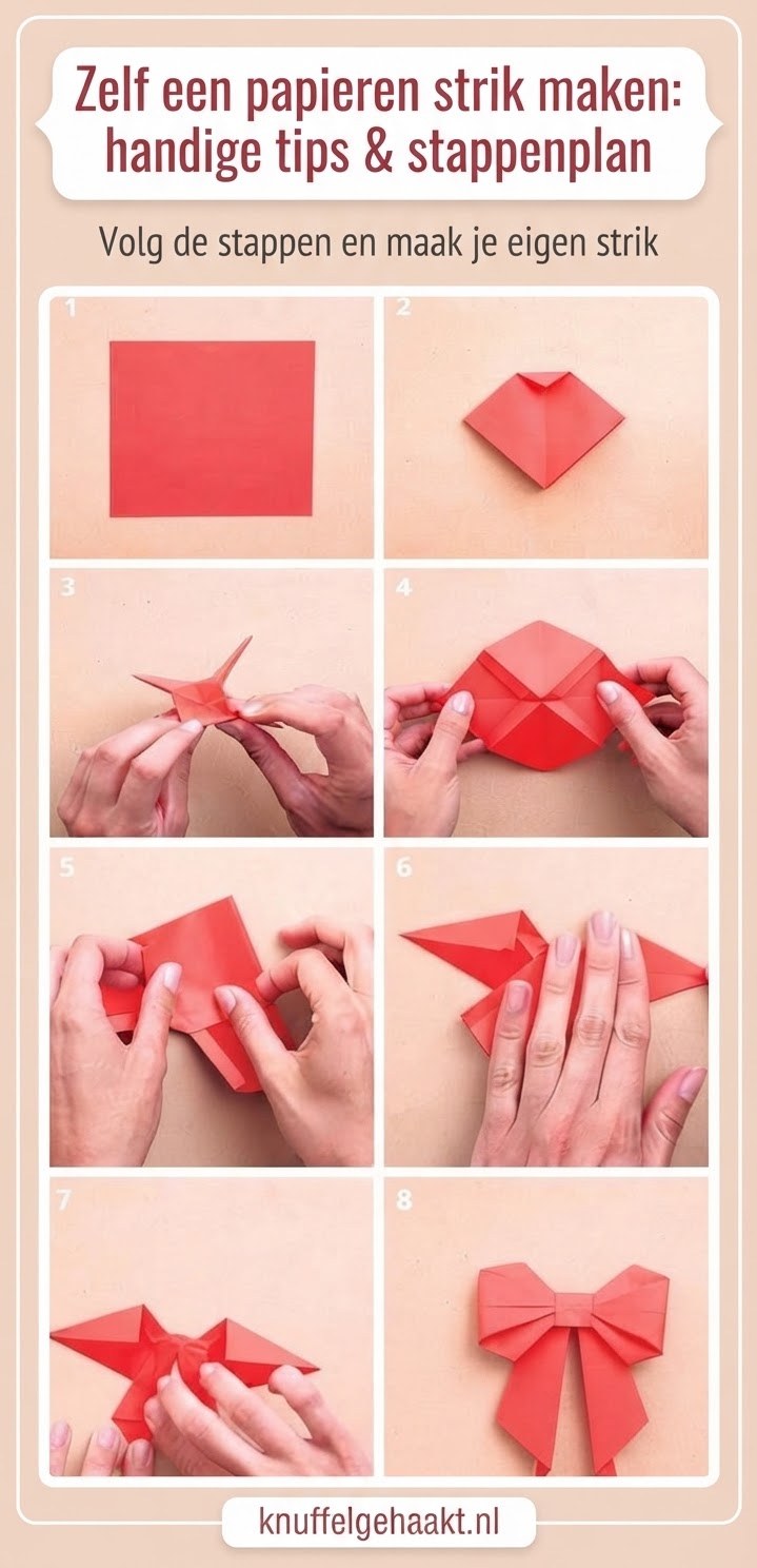 Zelf een papieren strik maken: handige tips & stappenplan