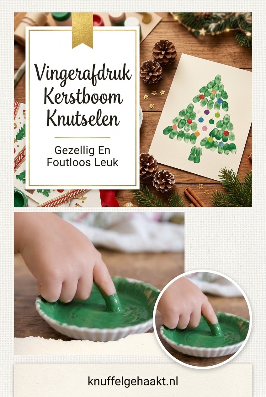 Vingerafdruk Kerstboom Knutselen - Gezellig En Foutloos Leuk