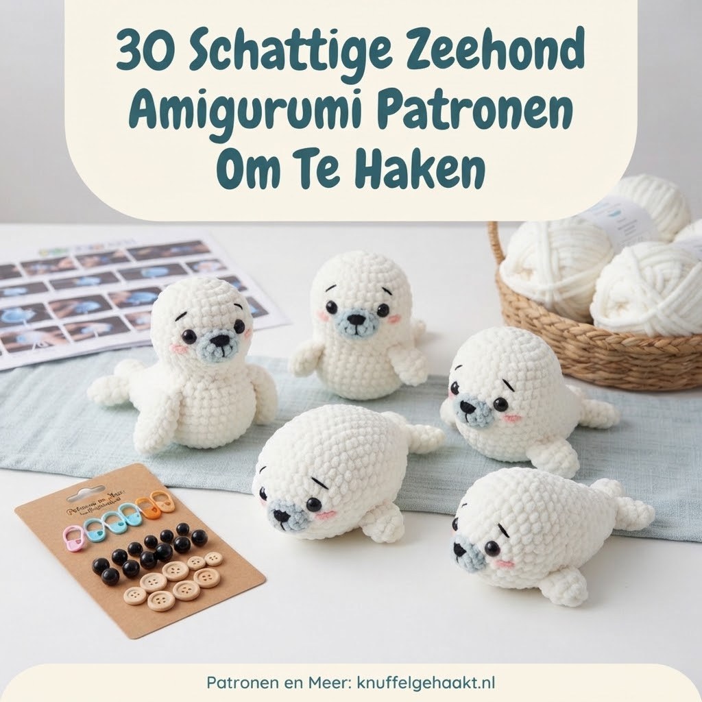 30 Schattige Zeehond Amigurumi Patronen Om Te Haken