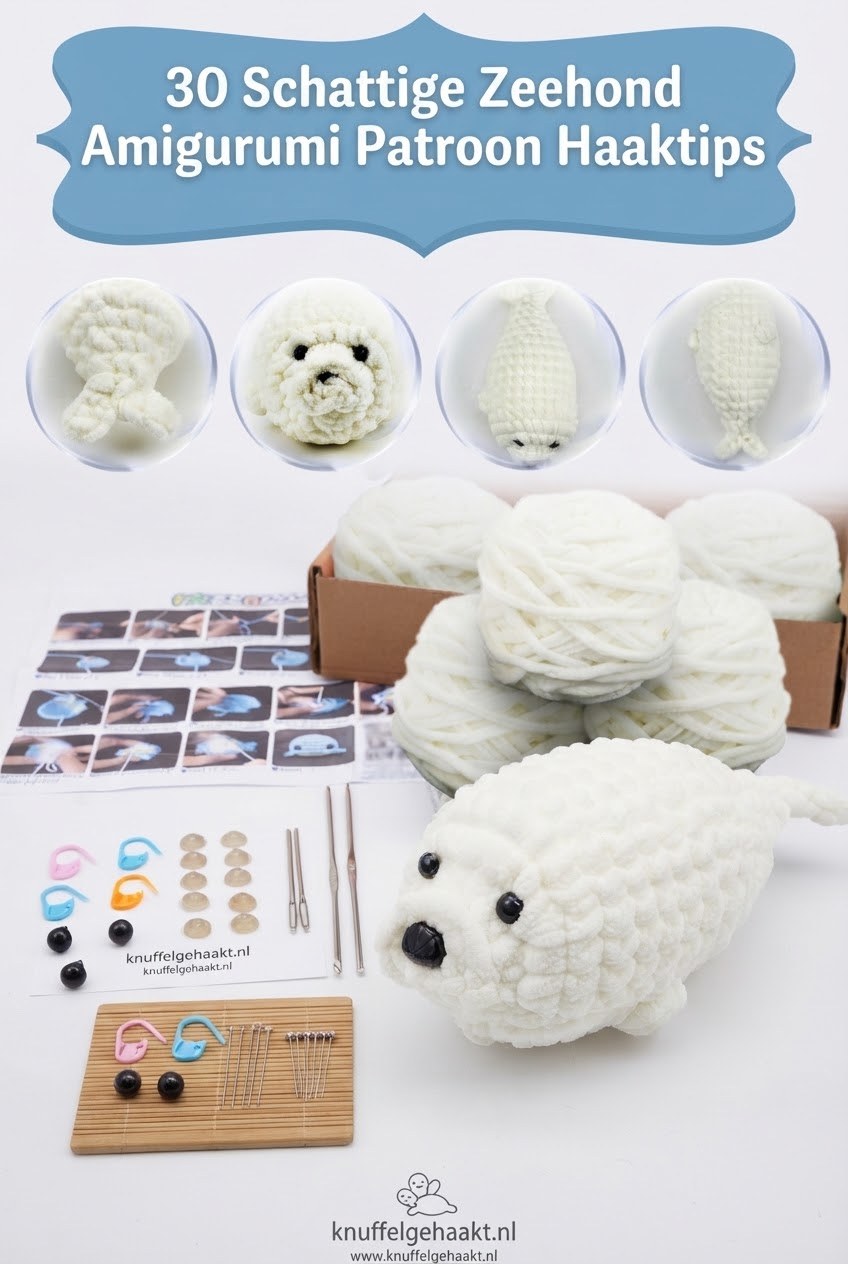 30 Schattige Zeehond Amigurumi Patroon Haaktips