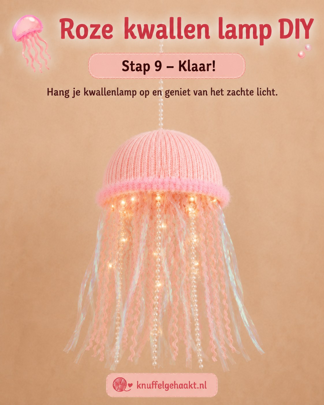 Roze Kwallen Lamp Diy - Een Zachtgloeiende Kwal Maken